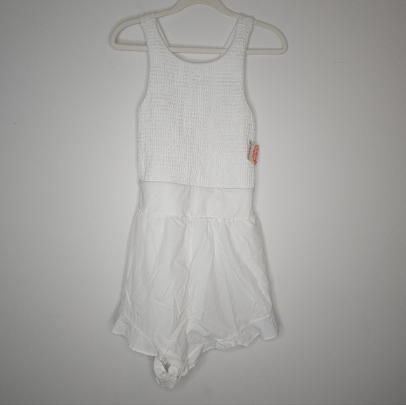 Free People Movement Breathelesss Romper White Athletic Romper NWT - Picture 7 of 14